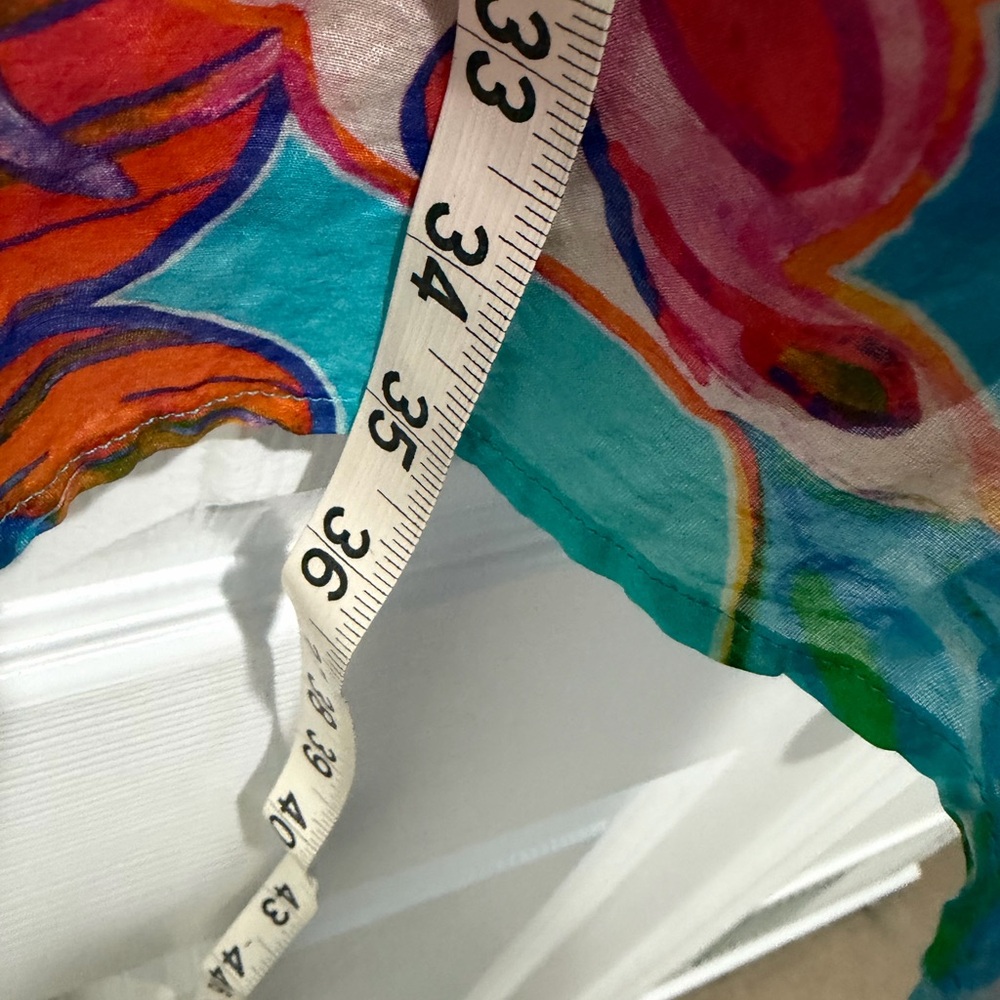 Johnny Was Multicolor Floral Swim Coverup - Picture 11 of 12
